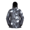 Jet Black - Front - Mountain Warehouse Womens-Ladies Dawn II Printed Ski Jacket