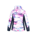 Pink - Back - Mountain Warehouse Womens-Ladies Dawn II Printed Ski Jacket