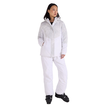 Light Grey - Lifestyle - Mountain Warehouse Womens-Ladies Dawn II Printed Ski Jacket