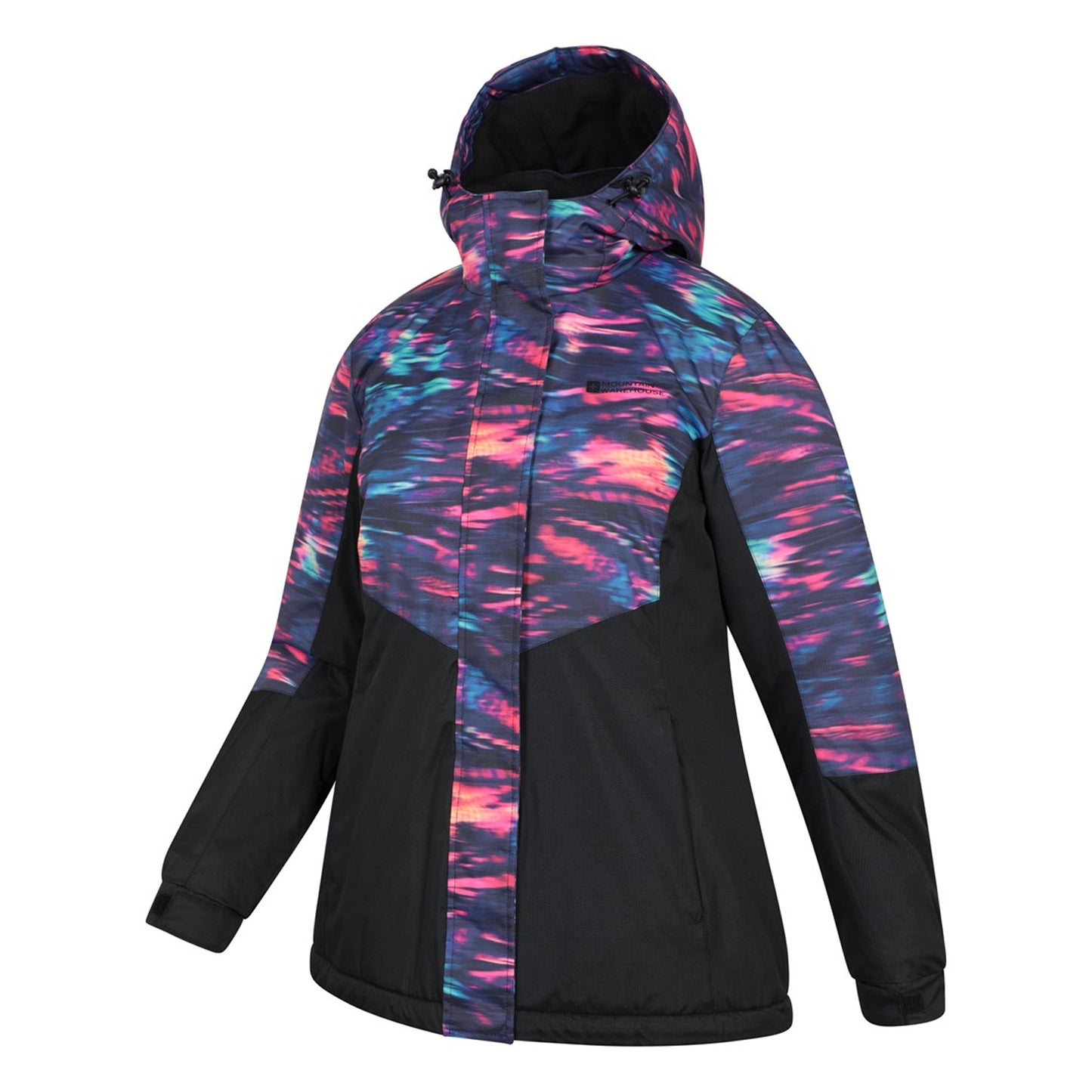 Dark Purple - Lifestyle - Mountain Warehouse Womens-Ladies Dawn II Printed Ski Jacket