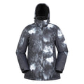 Black - Front - Mountain Warehouse Womens-Ladies Dawn II Printed Ski Jacket