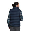 Navy - Close up - Mountain Warehouse Mens Seasons Padded Gilet