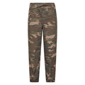 Green-Brown - Front - Mountain Warehouse Childrens-Kids Camo Reinforced Knee Trousers