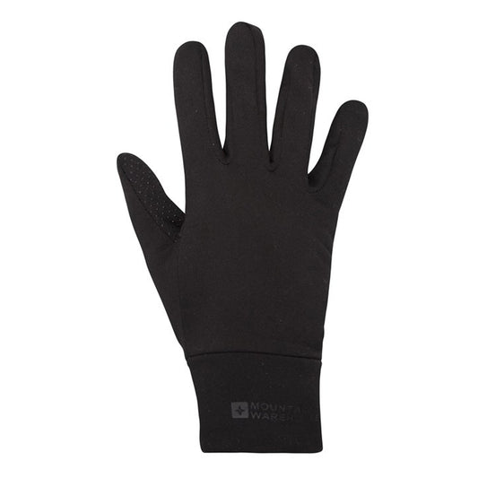 Black - Front - Mountain Warehouse Grippi Gloves
