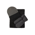 Black - Front - Mountain Warehouse Childrens-Kids Winter Accessories Set