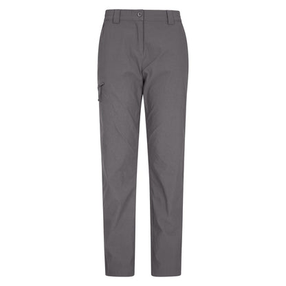 Grey - Front - Mountain Warehouse Womens-Ladies Stretch Hiking Trousers