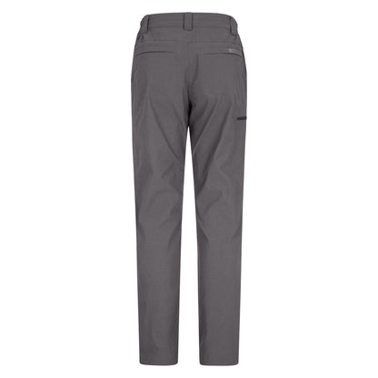 Grey - Back - Mountain Warehouse Womens-Ladies Stretch Hiking Trousers