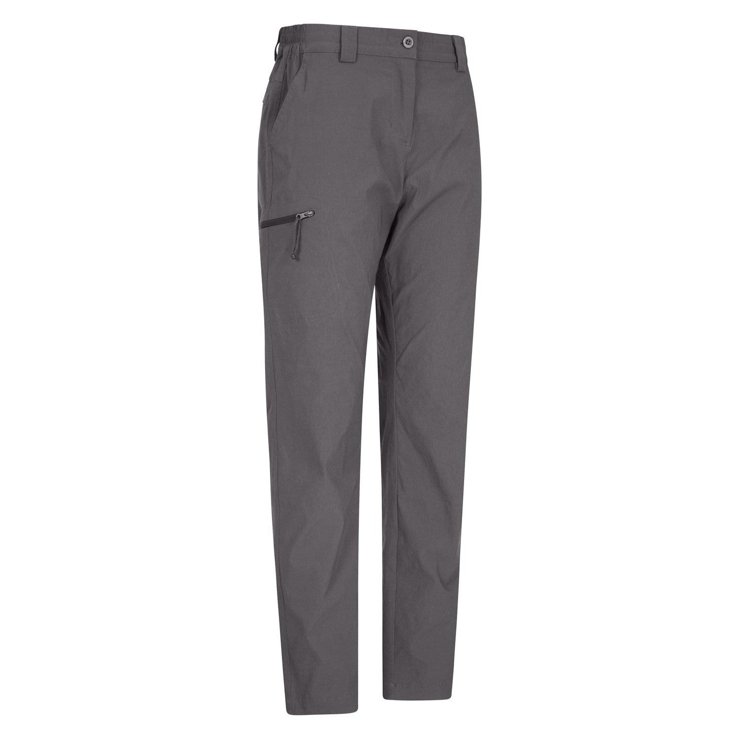 Grey - Side - Mountain Warehouse Womens-Ladies Stretch Hiking Trousers