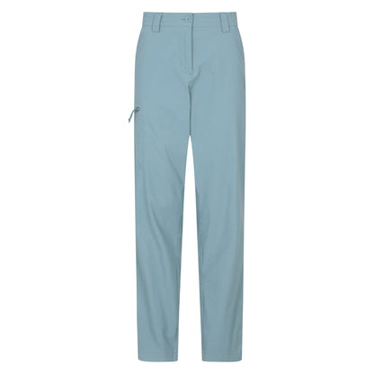 Blue - Front - Mountain Warehouse Womens-Ladies Stretch Hiking Trousers