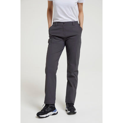 Dark Grey - Front - Mountain Warehouse Womens-Ladies Stretch Hiking Trousers