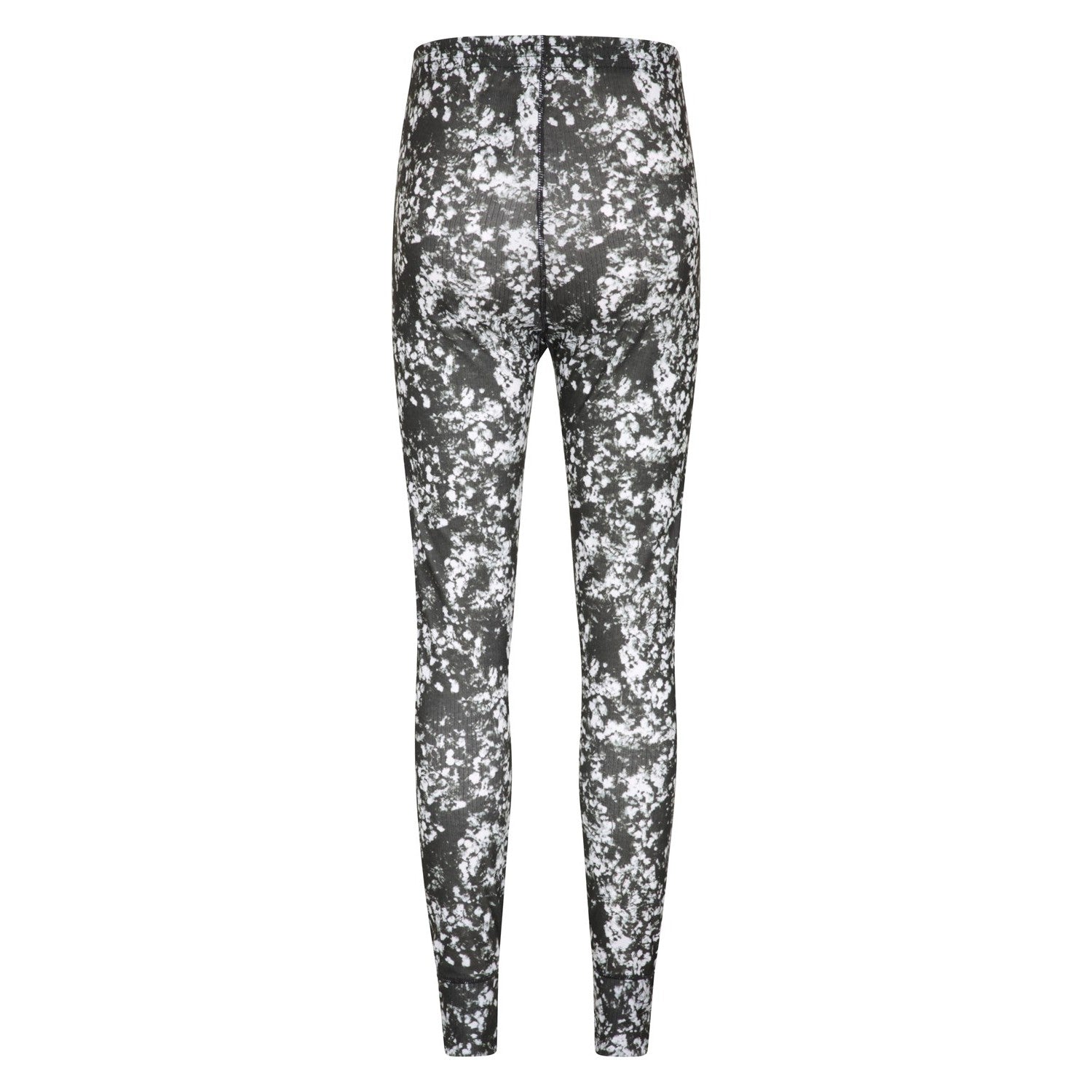 Black - Back - Mountain Warehouse Womens-Ladies Talus Printed Thermal Leggings
