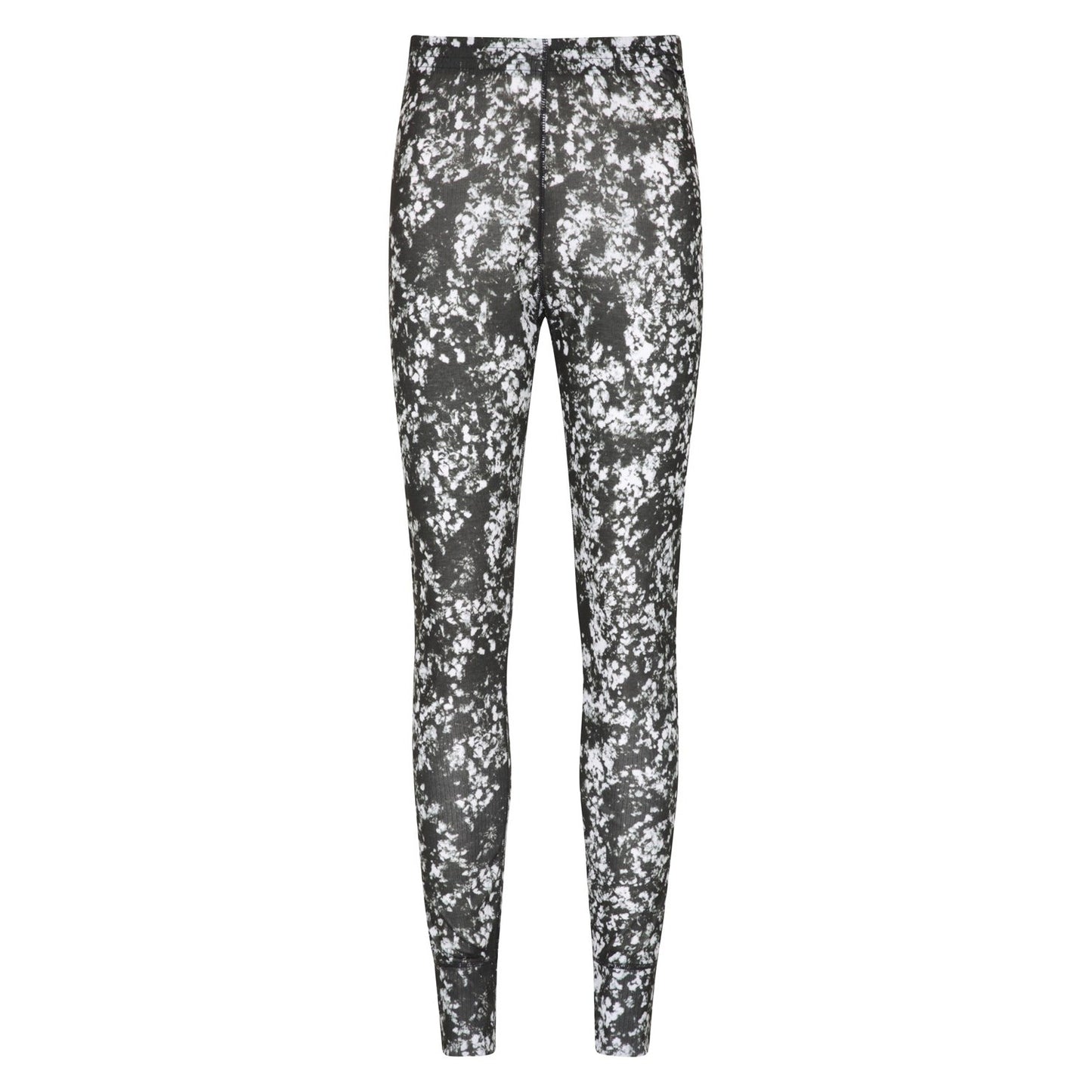Black - Front - Mountain Warehouse Womens-Ladies Talus Printed Thermal Leggings