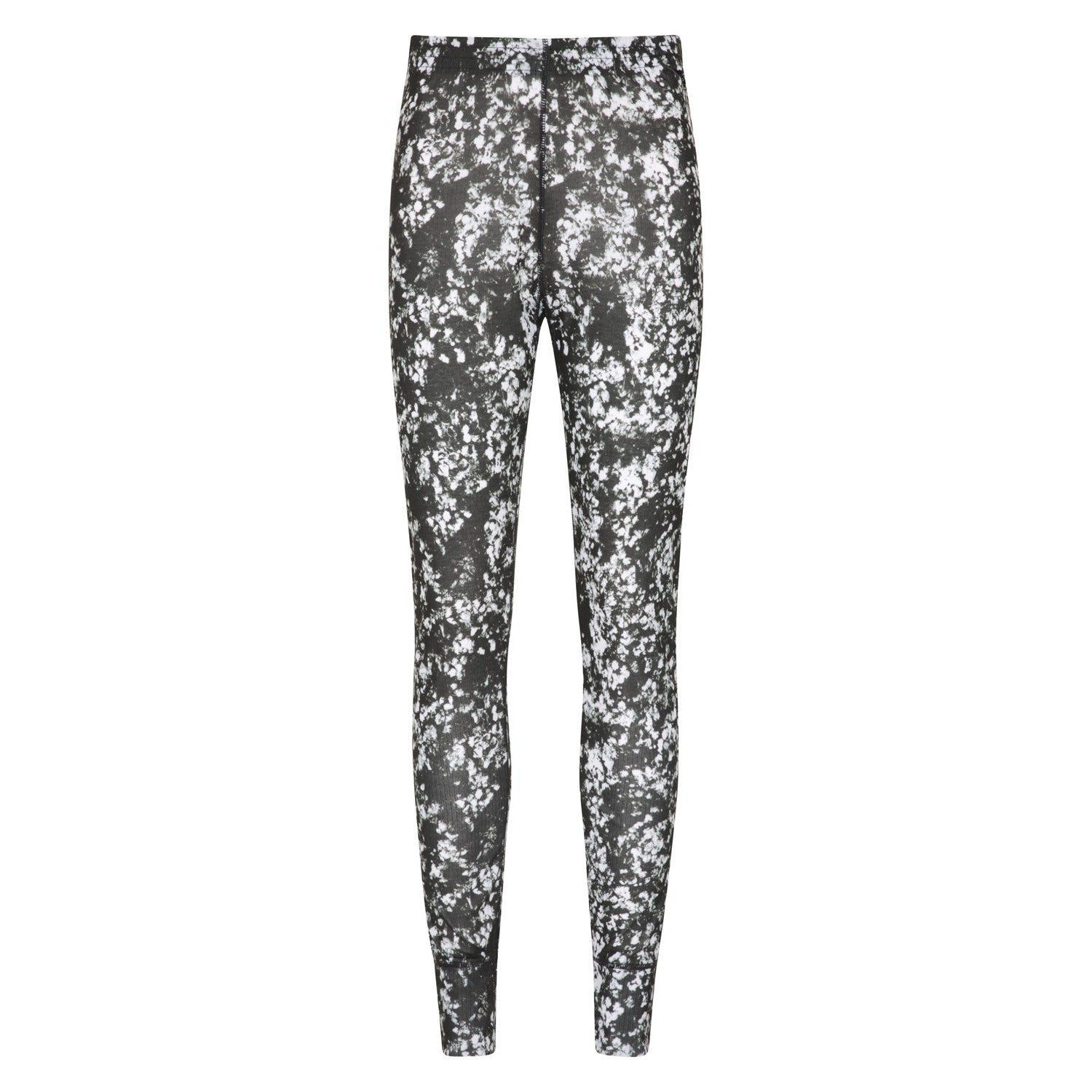 Black - Front - Mountain Warehouse Womens-Ladies Talus Printed Thermal Leggings