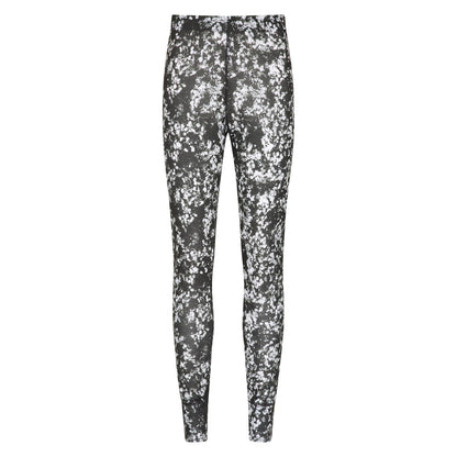 Black - Front - Mountain Warehouse Womens-Ladies Talus Printed Thermal Leggings