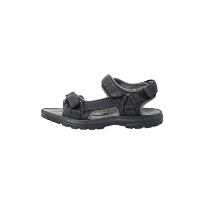 Grey - Pack Shot - Mountain Warehouse Mens Crete Sandals