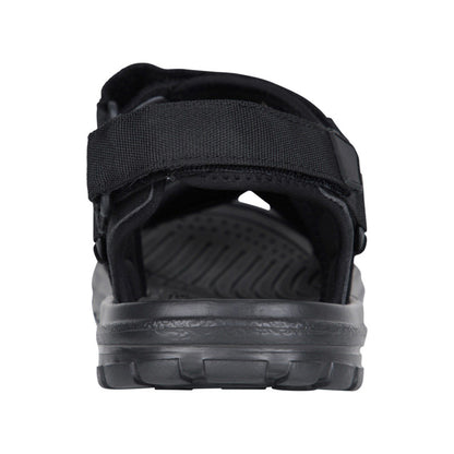 Black - Back - Mountain Warehouse Mens Crete Sandals