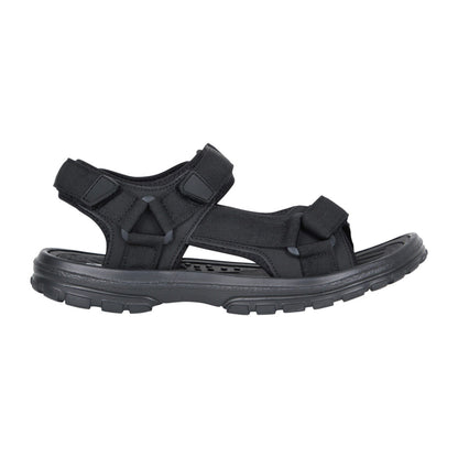 Black - Side - Mountain Warehouse Mens Crete Sandals