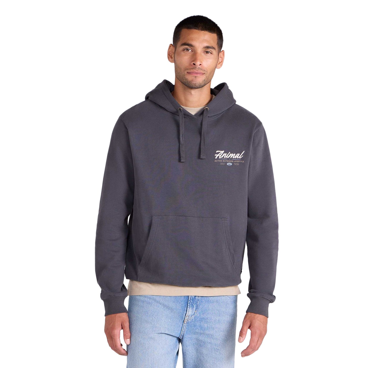 Black - Front - Mountain Warehouse Mens River Organic Hoodie