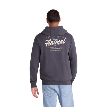 Black - Back - Mountain Warehouse Mens River Organic Hoodie