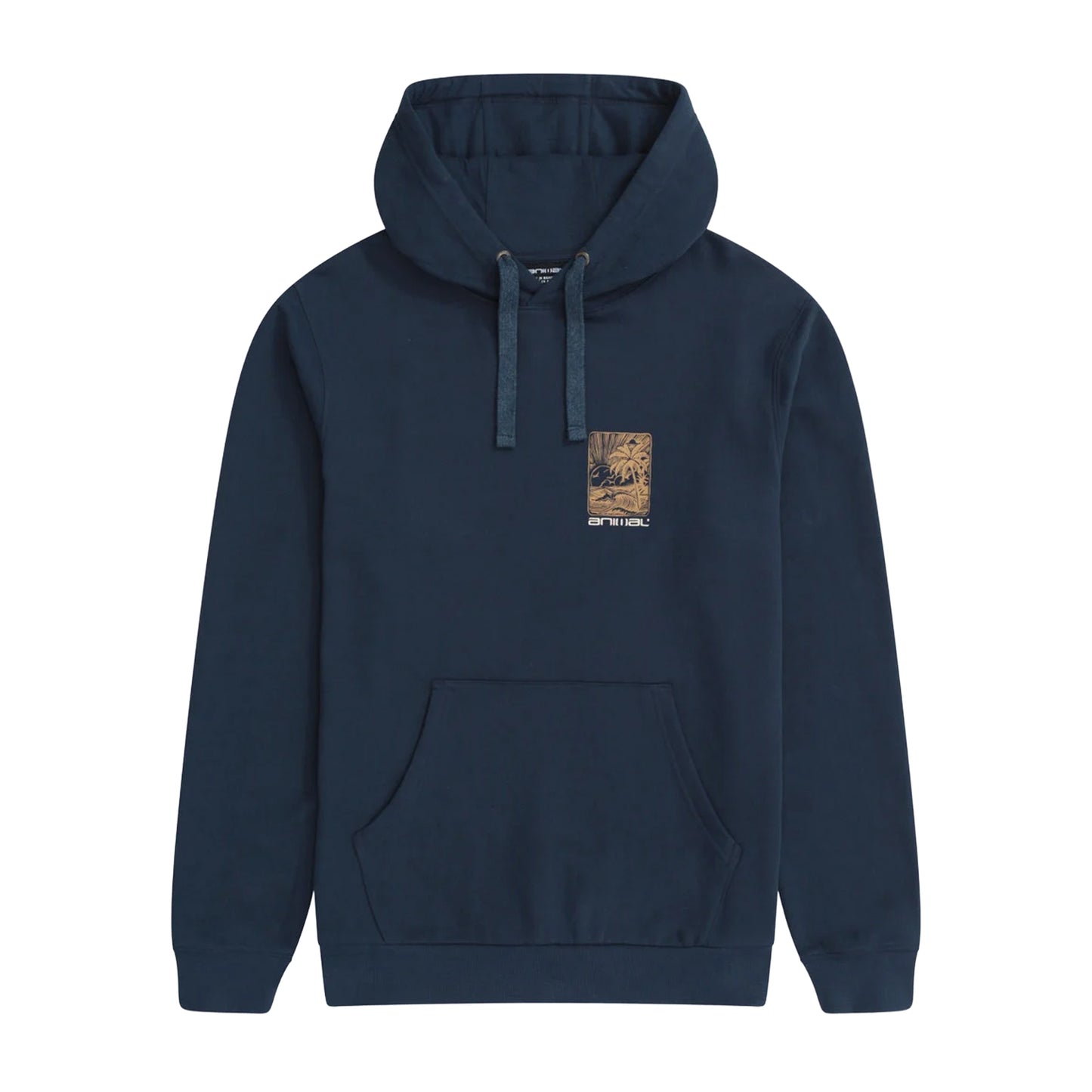 Cobalt - Front - Mountain Warehouse Mens River Organic Hoodie