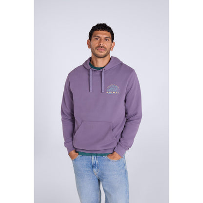 Purple - Front - Mountain Warehouse Mens River Organic Hoodie