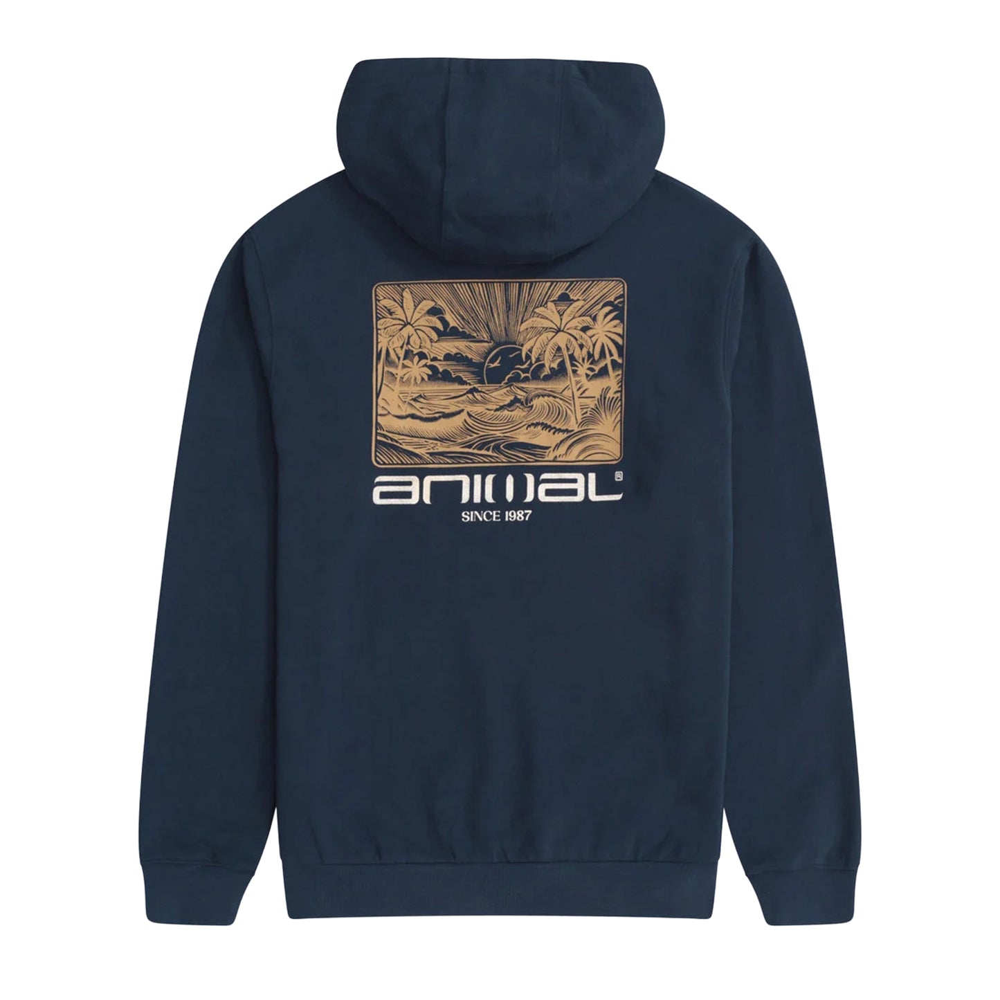 Cobalt - Back - Mountain Warehouse Mens River Organic Hoodie