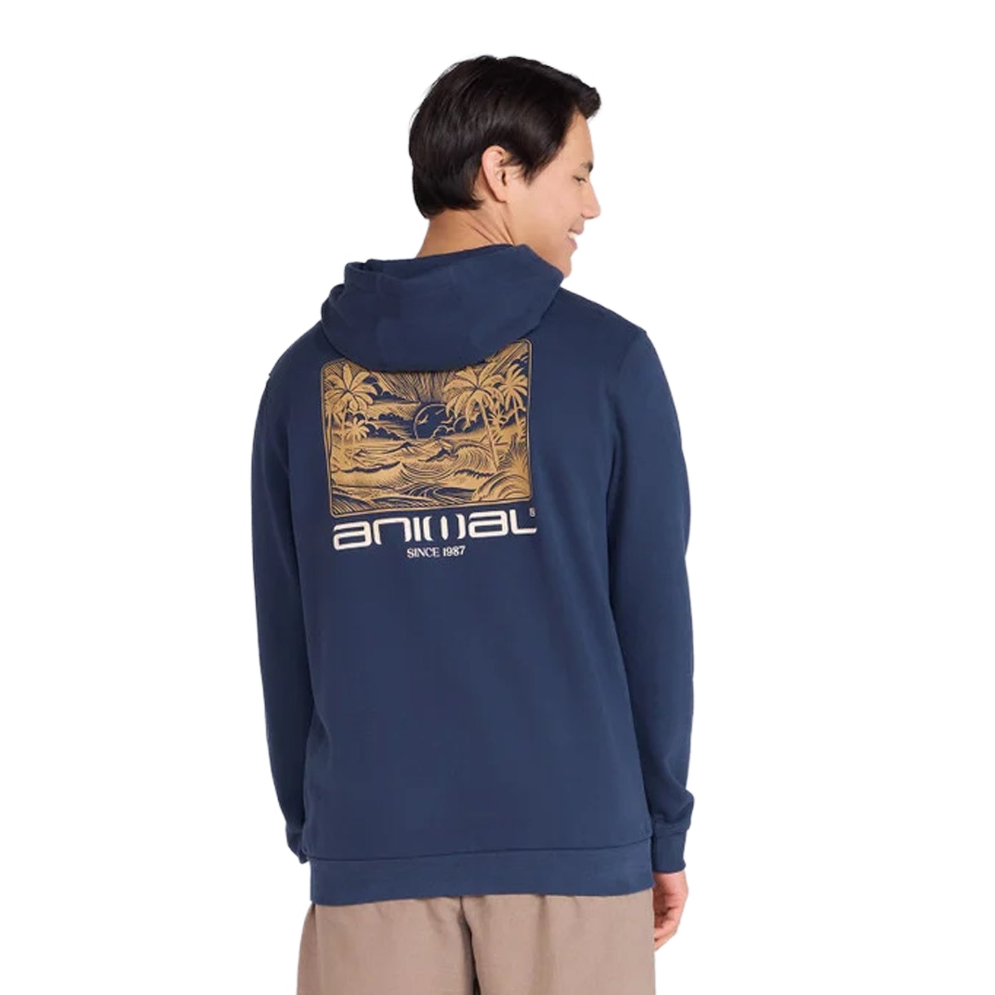 Cobalt - Lifestyle - Mountain Warehouse Mens River Organic Hoodie