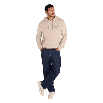 Dark Beige - Side - Mountain Warehouse Mens River Organic Hoodie
