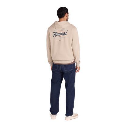 Dark Beige - Lifestyle - Mountain Warehouse Mens River Organic Hoodie