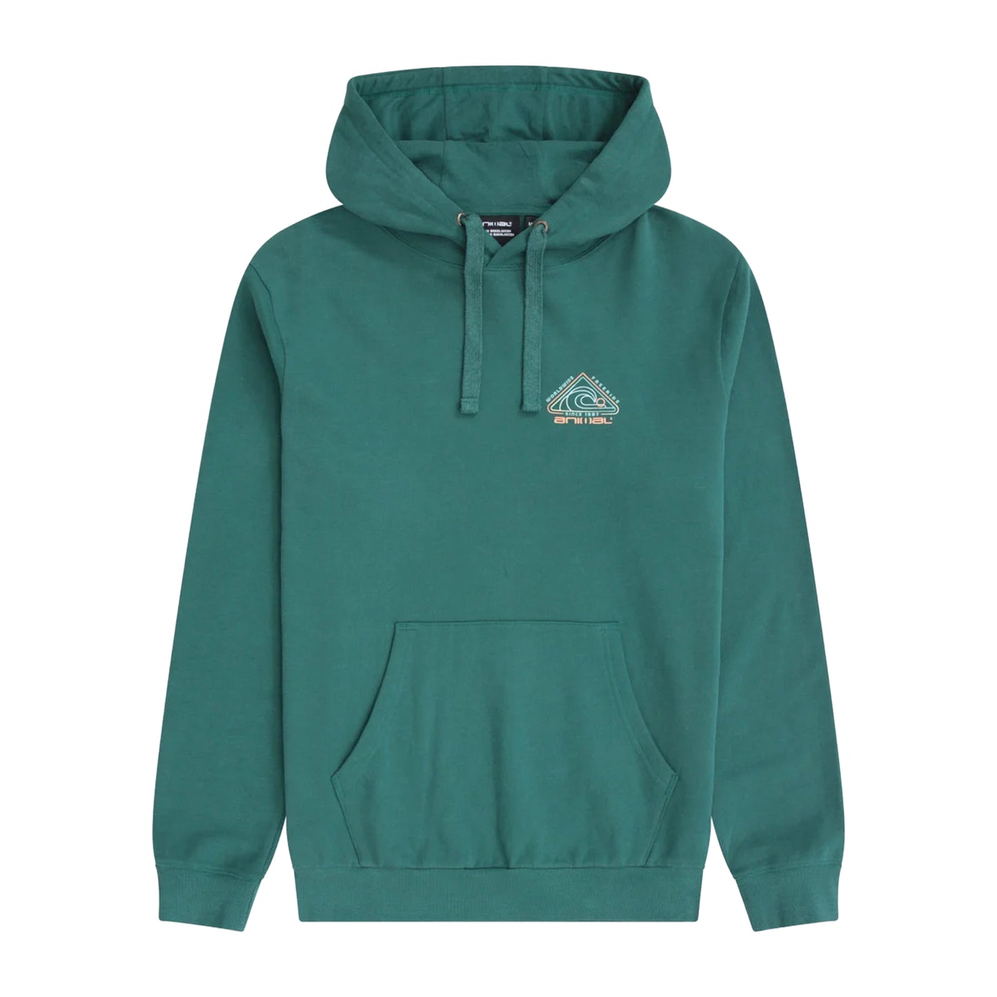 Dark Green - Front - Mountain Warehouse Mens River Organic Hoodie