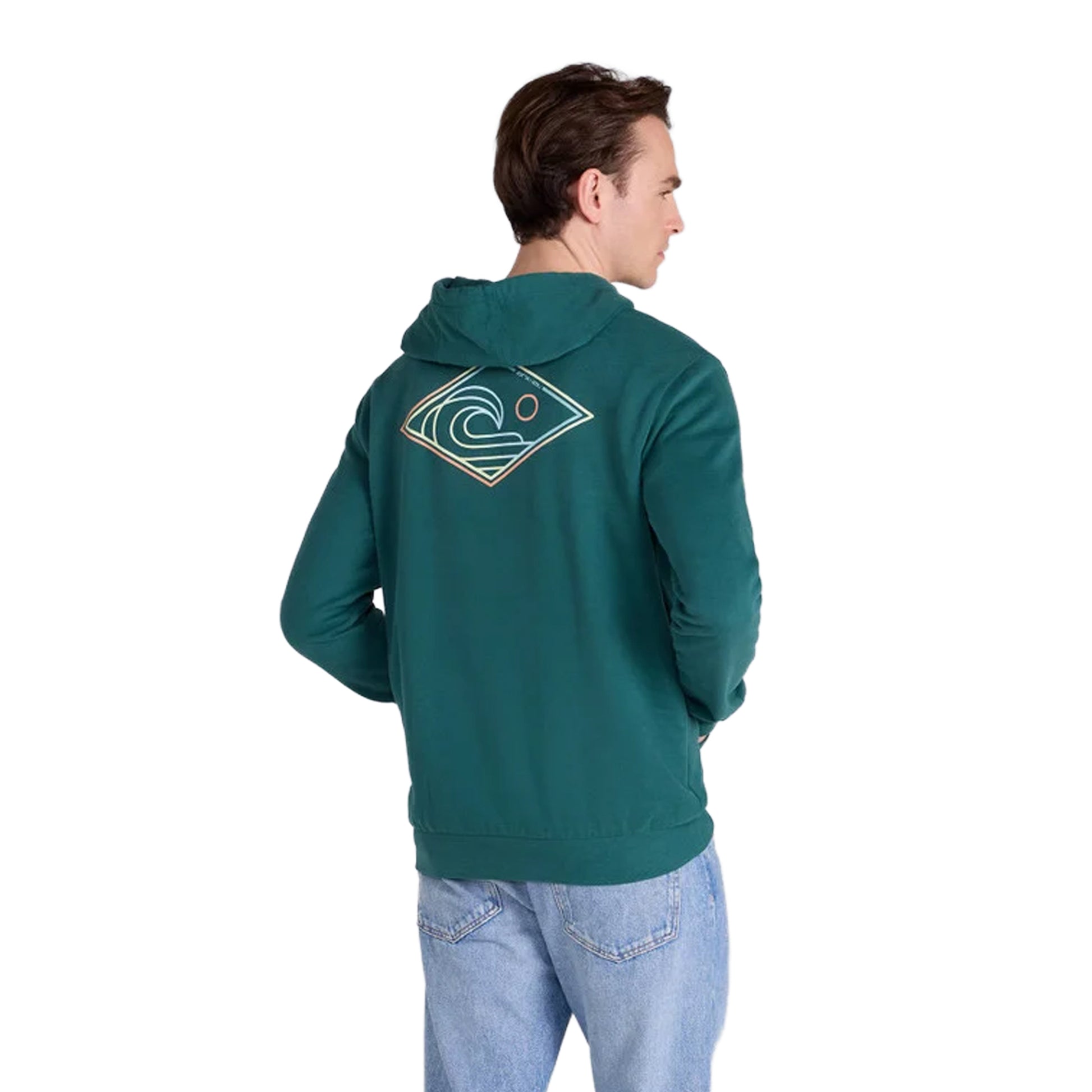 Dark Green - Lifestyle - Mountain Warehouse Mens River Organic Hoodie
