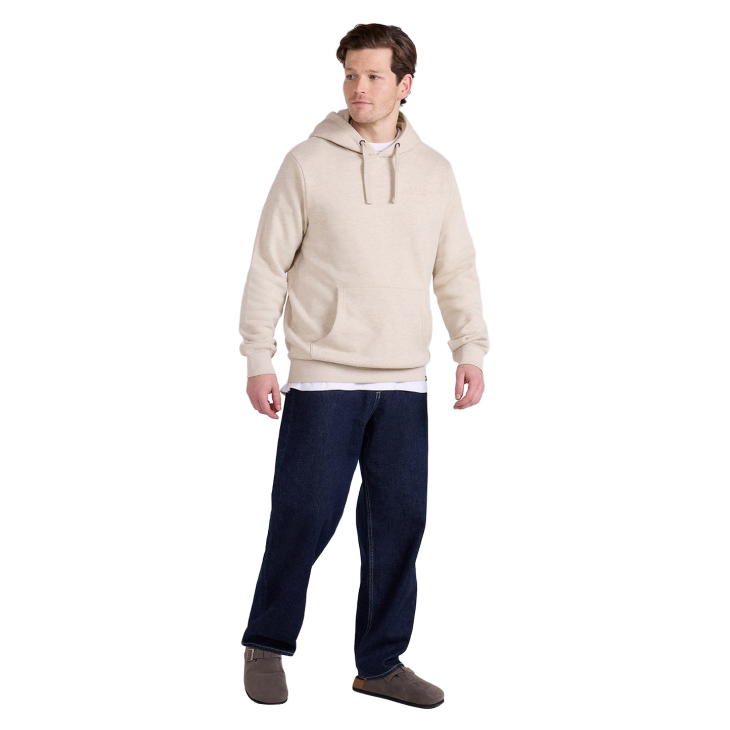 Light Beige - Side - Mountain Warehouse Mens River Organic Hoodie