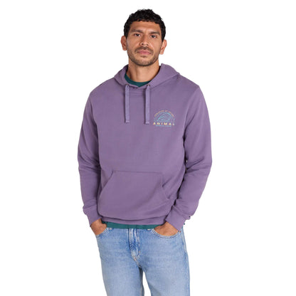 Purple - Front - Mountain Warehouse Mens River Organic Hoodie