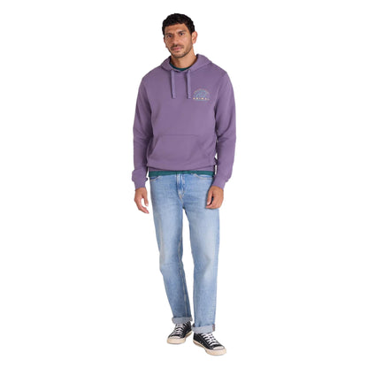 Purple - Side - Mountain Warehouse Mens River Organic Hoodie