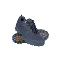 Navy - Front - Mountain Warehouse Mens Mcleod Outdoor Wide Walking Shoes