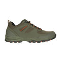 Khaki Green - Back - Mountain Warehouse Mens Mcleod Outdoor Wide Walking Shoes