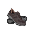 Dark Brown - Front - Mountain Warehouse Mens Mcleod Outdoor Wide Walking Shoes