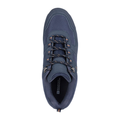 Navy - Pack Shot - Mountain Warehouse Mens Mcleod Outdoor Wide Walking Shoes