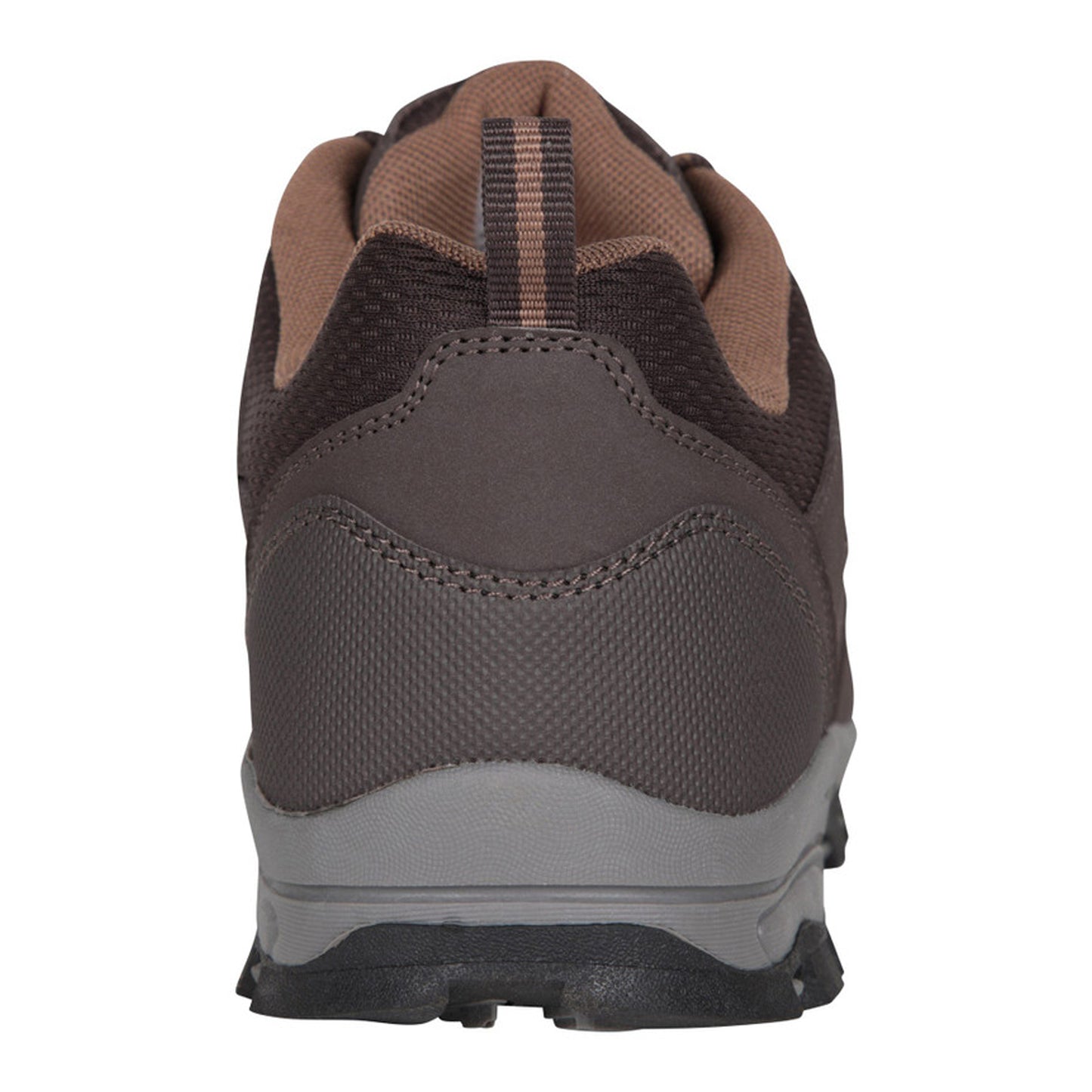Dark Brown - Back - Mountain Warehouse Mens Mcleod Outdoor Wide Walking Shoes