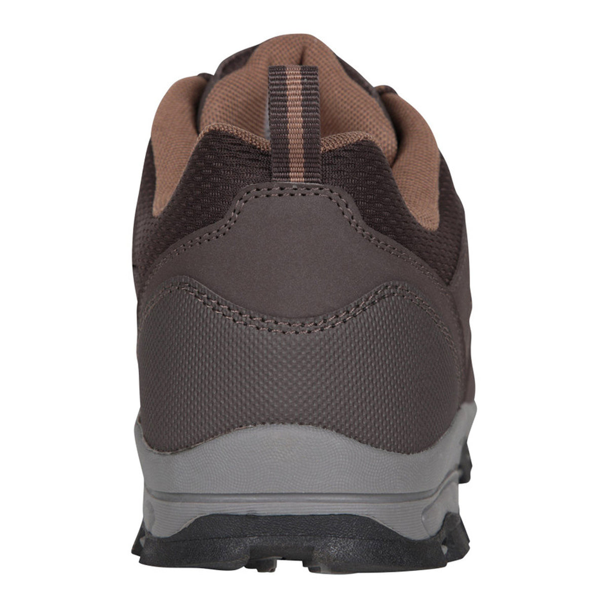 Dark Brown - Back - Mountain Warehouse Mens Mcleod Outdoor Wide Walking Shoes