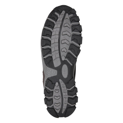 Dark Brown - Close up - Mountain Warehouse Mens Mcleod Outdoor Wide Walking Shoes