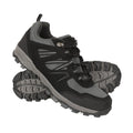 Black - Close up - Mountain Warehouse Mens Mcleod Outdoor Wide Walking Shoes