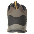 Brown - Back - Mountain Warehouse Mens Mcleod Outdoor Wide Walking Shoes