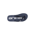 Blue - Back - Animal Womens-Ladies Swish Recycled Flip Flops