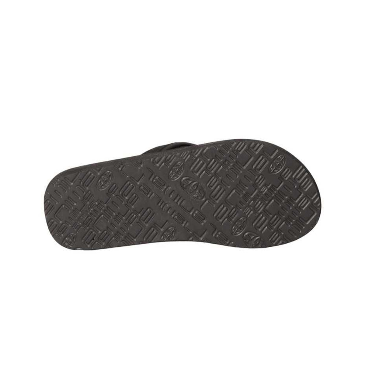 Black - Side - Animal Womens-Ladies Swish Recycled Flip Flops
