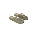 Khaki - Front - Animal Womens-Ladies Swish Recycled Flip Flops