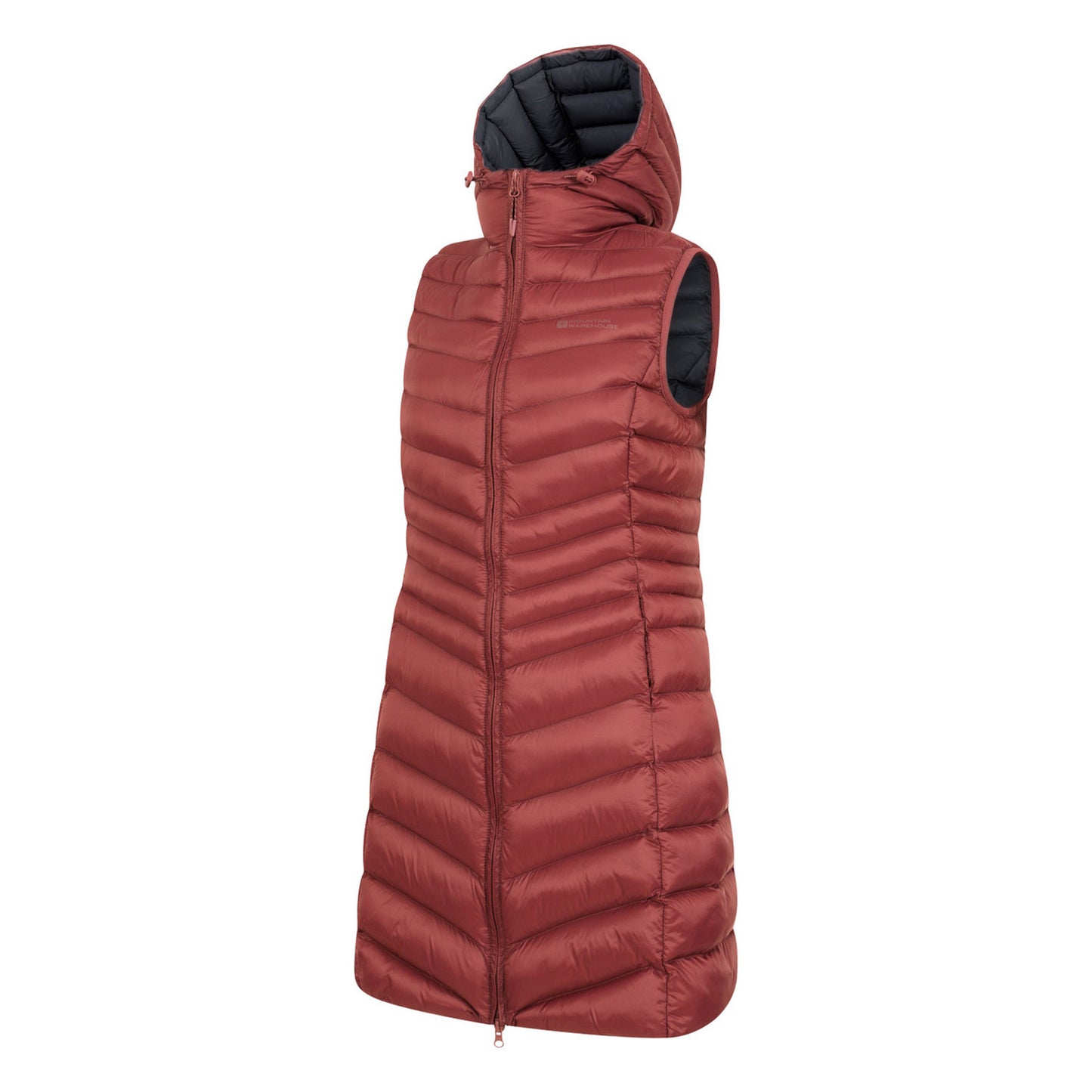 Rust - Lifestyle - Mountain Warehouse Womens-Ladies Florence Padded Long Gilet