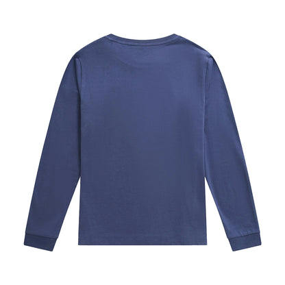 Dark Blue - Back - Animal Womens-Ladies Adriana Mystic Organic Long-Sleeved Top