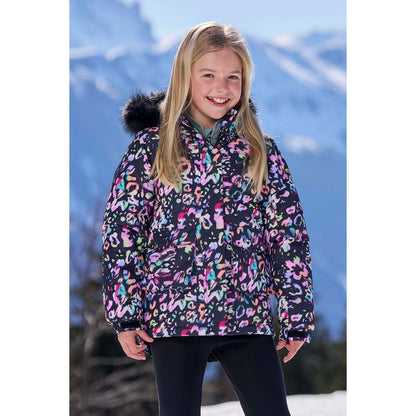 Pink - Front - Mountain Warehouse Childrens-Kids Ranger Camouflage Water Resistant Jacket