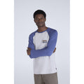 Blue - Front - Animal Mens Sander Organic Long-Sleeved T-Shirt